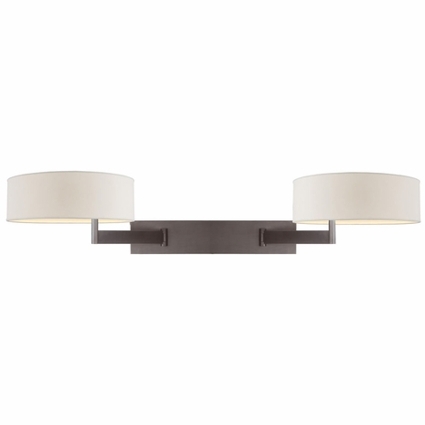 3512.51F Sonneman Modern Origins Warm Contemporary Beam Double Swing Arm Sconce in Black Brass Finish