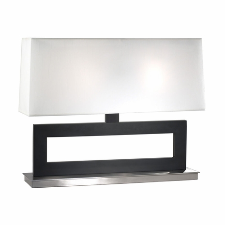3515.28 Sonneman Modern Origins Otto Low Table Lamp in Blackened Steel Finish