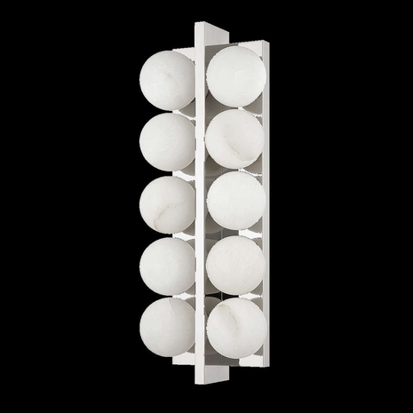 357-10-PN Corbett Lighting Emille 10 Lt. Wall Sconce with Polished Nickel Finish