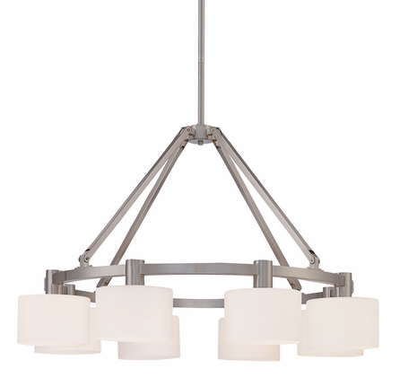 3618 Sonneman Lighting Modernist Milano Collection 8 Light Pendant
