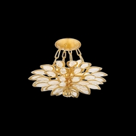 363-18-GL Corbett Lighting Vittoria 4 Lt. Semi Flush with Gold Leaf Finish