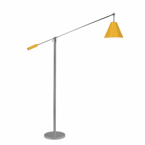 3634 Sonneman Lighting Ornamental Unoluci Collection 1 Light Floor Lamp