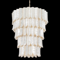 365-39-VGL Corbett Lighting Cartagena 27 Lt. Chandelier with Vintage Gold Leaf Finish