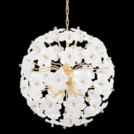 367-33-GL Corbett Lighting Hygea 8 Lt. Chandelier with Gold Leaf Finish