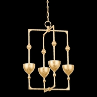 368-22-VGL Corbett Lighting Antalya 4 Lt. Lantern with Vintage Gold Leaf Finish