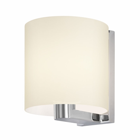 3690.01W Sonneman Delano Contemporary Wall Sconce with Polished Chrome Finish