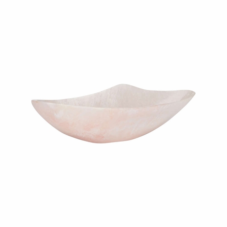 370008 Chelsea House Bucolic Oval Bowl - Pink (Md)