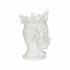 370019 Chelsea House 15.5in. Ceramic Elisabetta Female Head with Matte White Glaze Finish