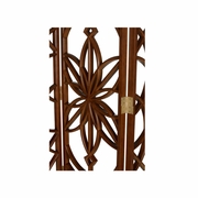 370025 Lisa Kahn Tree Of Life Screen - Walnut