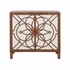 370070 Lisa Kahn Flower Of Life Cabinet - Brown