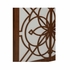 370070 Lisa Kahn Flower Of Life Cabinet - Brown