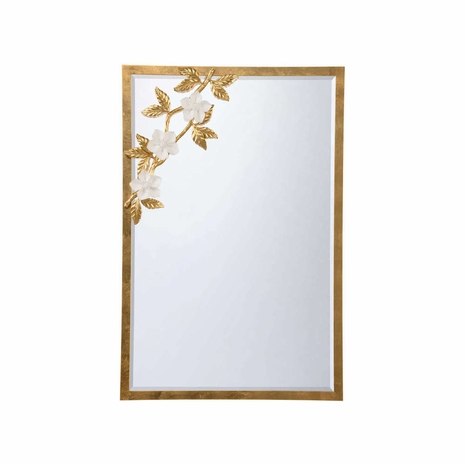 370081 Jamie Merida Clematis Mirror - Gold