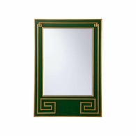 370088 Bradshaw Orrell Greek Hall Mirror - Dark Green