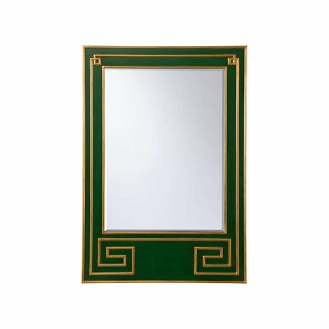 370088 Bradshaw Orrell Greek Hall Mirror - Dark Green