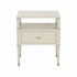 370096 Shayla Copas Landry Side Table - White