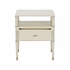 370096 Shayla Copas Landry Side Table - White