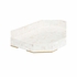 370105 Elizabeth Wicker 2.5in. Mother of Pearl Dasanti Tray - Mop with Natural White Finish