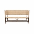 370116 Bill Cain Wrightsburg Bench - Brown