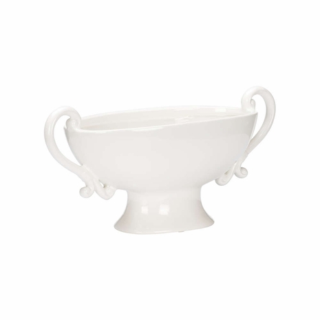 370139 Bill Cain Riddle Bowl - White