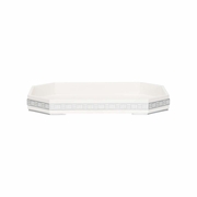370159 Elizabeth Wicker Ambrose Tray - Silver