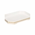 370160 Elizabeth Wicker Ambrose Tray Gold