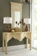 370224 Bill Cain 7in. Wood Tanzin Box - Brown Marble with Hand Painted Finish