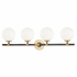 3704 Hudson Valley Bowery 4 Light Bath Bracket