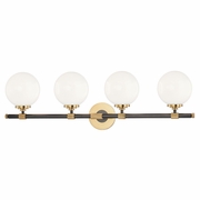 3704 Hudson Valley Bowery 4 Light Bath Bracket