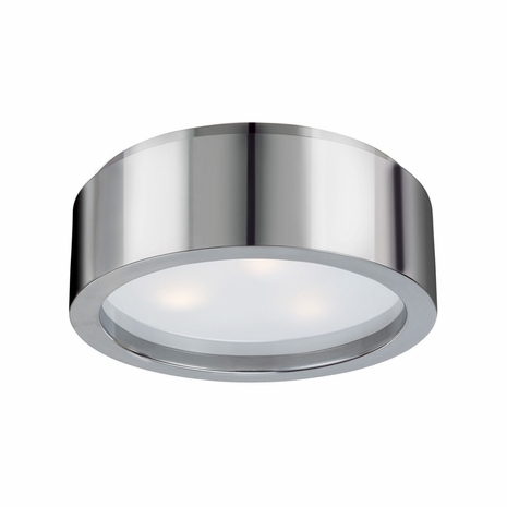 3721.35 Sonneman Puck Architectural 12" Surface Mount with Polished Nickel Finish