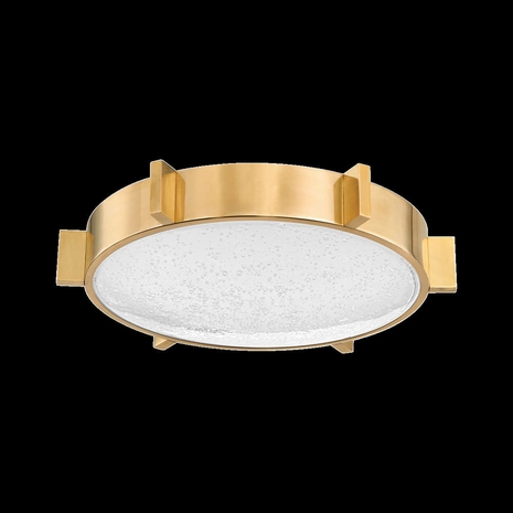 377-14-VB Corbett Lighting Ansonia 1 Lt. Flush Mount with Vintage Brass Finish