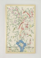 380265 Chelsea House 63in. Watercolor On Silk Red Cockatoo Panels with Gold Frame