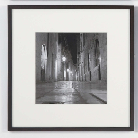 380453 Chelsea House Lithograph Print Black Frame 35-0082D Old Town - IV