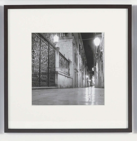 380454 Chelsea House Lithograph Print Black Frame 35-0082E Old Town - V