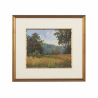 380496 Chelsea House 20.5in. Lithograph Print View From Grailville with Antique Gold Frame with Fillet