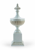 380818 Chelsea House Urn On Pedestal - Celadon