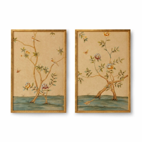 381636 Chelsea House Chinese Panels (Pair)