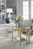 382235 Chelsea House 17in. Ceramic Merideth Garden Seat with White Glaze Finish