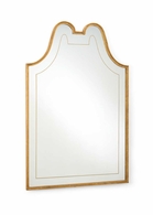 382294 Chelsea House 54in. Metal Victoria Hall Mirror with Antique Gold Finish/Clear Finish