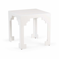 382342 Chelsea House 22in. Wood Cut Corner Table - White (Lg)