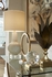 382498 Pam Cain 15in. Iron Circle Accent with Antique Gold Leaf/Clear Finish
