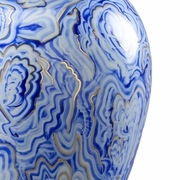 382540 Chelsea House Marbleized Covered Urn (Sm)