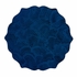 382552 Chelsea House 25in. Iron/Lacquer Lapis Side Table with Gold Leaf/Blue Lapis Finish