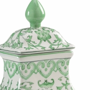 382580 Chelsea House Green Covered Urn