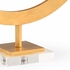 382584 Chelsea House Pam Cain Antique Gold Finish - Aluminum Clear Acrylic Mounting Large Circle Accent