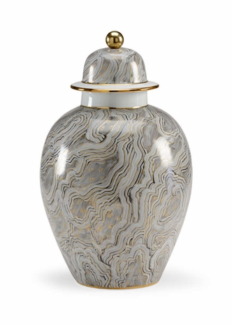 382651 Chelsea House Marbled Gray Urn
