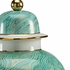 382652 Chelsea House Hand Decorated - Gold Details Porcelain Malachite Marbled Urn