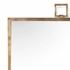 382677 Chelsea House Square Mirror - Brass