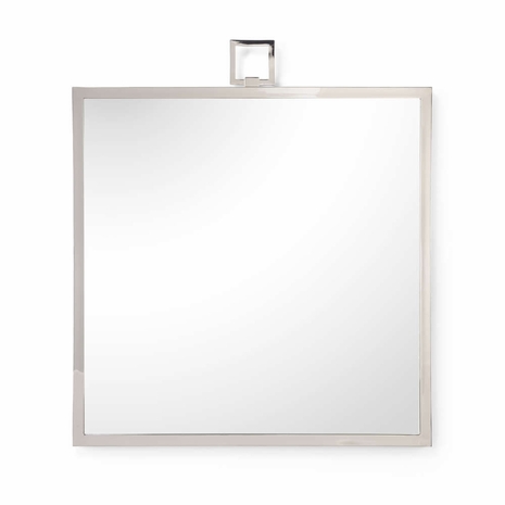 382678 Chelsea House Square Mirror - Nickel