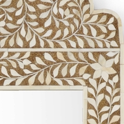 383012 Chelsea House Crown Mirror - Brown