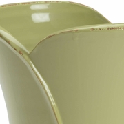 383145 Chelsea House Porcelain Glossy Green Enna Cachepot - Green